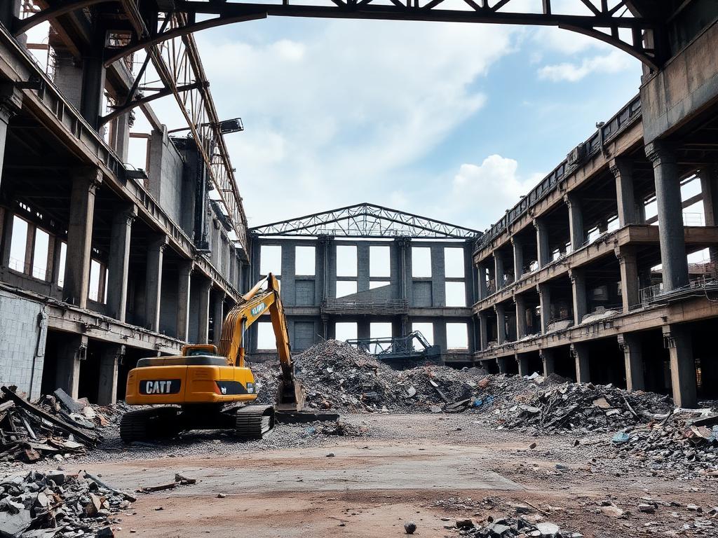 Demolare hală industrială