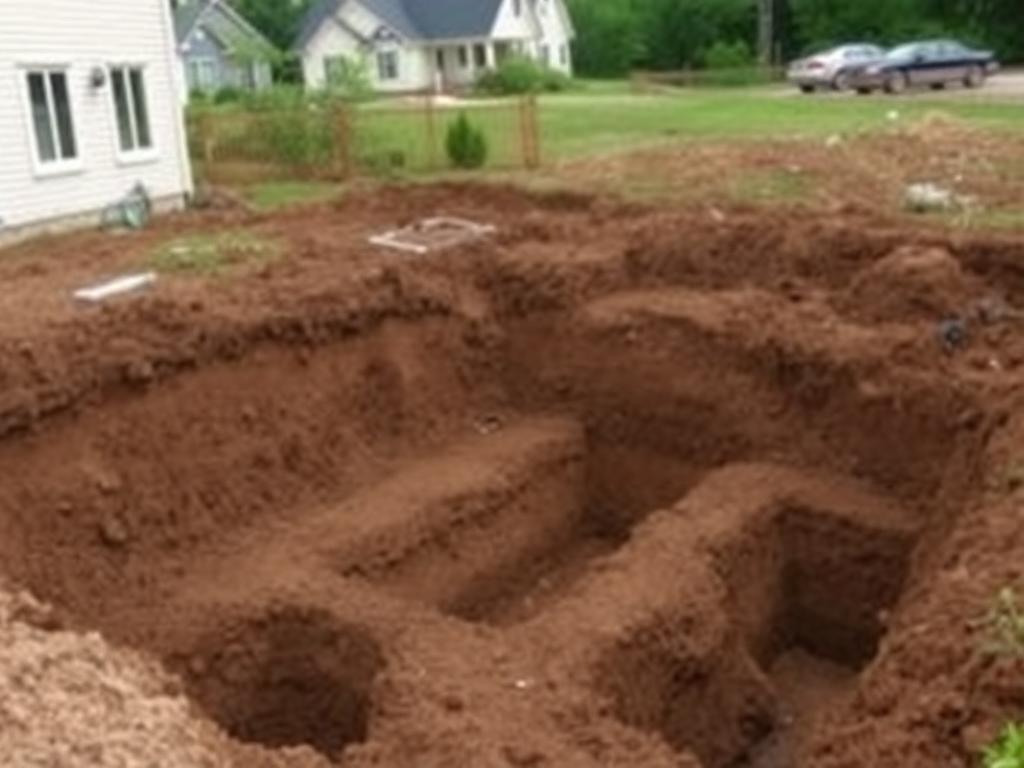 Excavare fundații ansamblu rezidențial