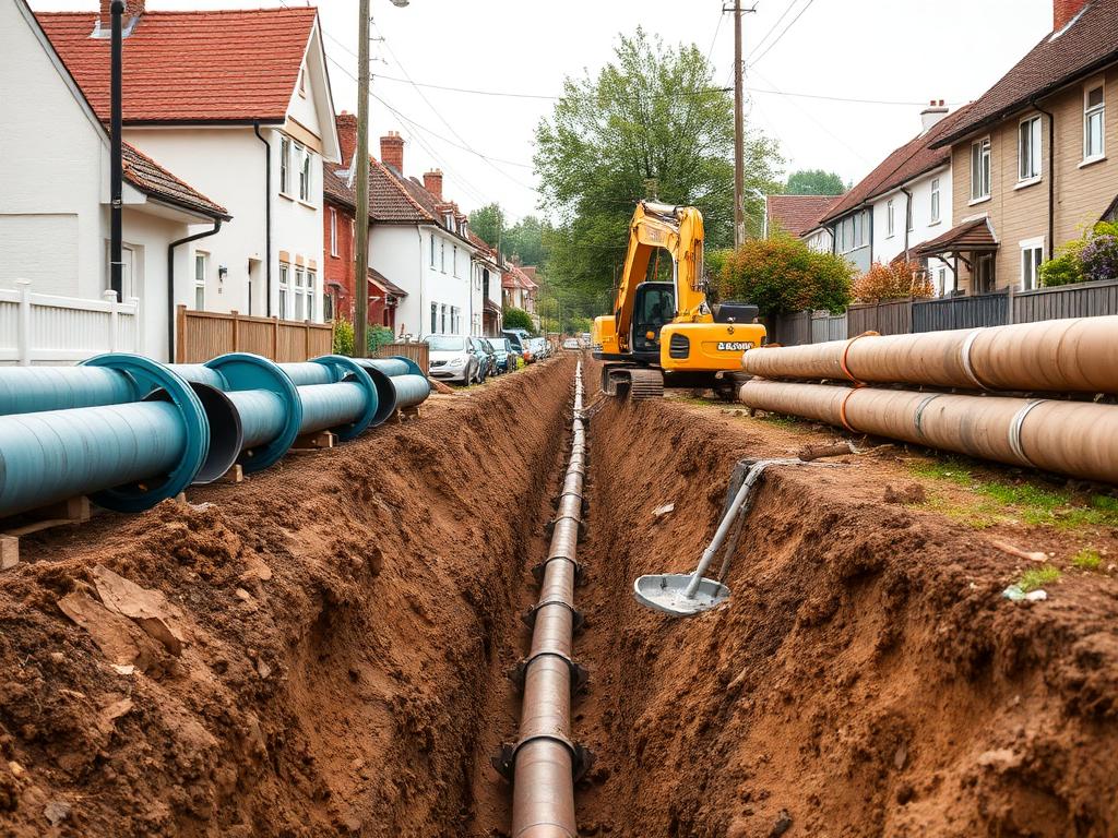 Săpături rețea canalizare